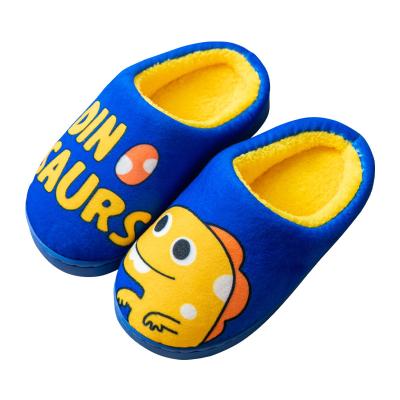 China 3SL002 Winter Autumn Cute Cartoon Cotton Slippers Baby Kids Flat Indoor Home Children Boy Girl Shoes for sale