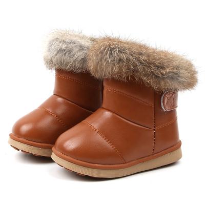 China New Arrival Winter Flat Winter Cheap Girls Boys Children Snow Boots China Factory Manufacturer Warm Fur Snow Boots for sale