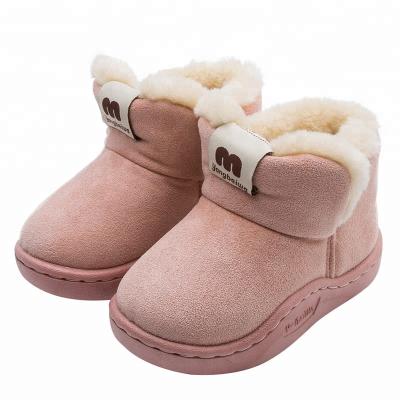 China New Pattern Light Warm Plush Cotton Snow Boots Autumn Winter Shoes Children Indoor Home Children Slippers for sale