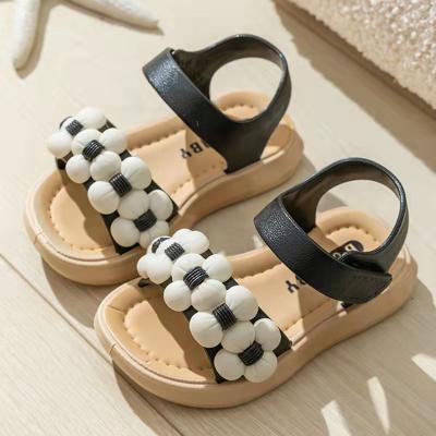 China Deodorization 2022 Baby Girls Sandals Toddler Summer Soft Unique Shoes 1-3 Years Fashion Princess Shoes Roman Girl Sandals for sale