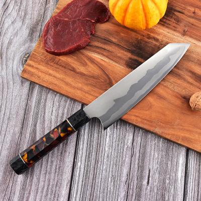 China New Arrival 8 Inch 67Layers Damascus Chef Knife Sustainable Steel Kitchen Knife With Resin Handle for sale