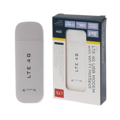 China 4G LTE White Small Surf Sticks USB Unlocked Dongle Network Card WiFi Modem 150Mbps for sale