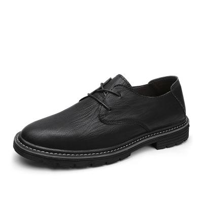 China Anti-slip Low Cut Outsole Leather Shoes Soft Business Casual Shoes Men for sale