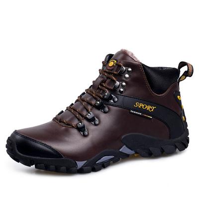 China Anti-slippery Mens Outdoor Shoes Boots Mountaineering Hiking Shoes For Men for sale