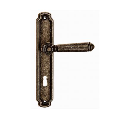 China Hot Sale Zink Cp Unique Design Antic Door Lock / Interior Residential Antic Door Handle Sn Door Handle for sale