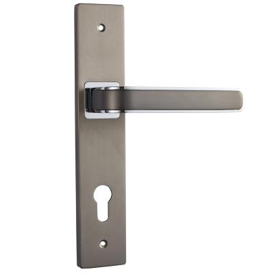 China Handle with flat quality interior design fine modern door handle large door handles with lock interior doors for sale