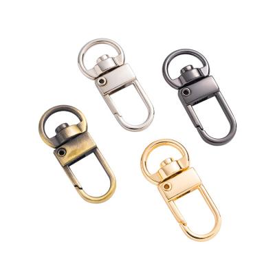 China Eco-firendly Diy Small Bag Coin Accessories Dog Hook Lanyard Mini Metal Swivel Snap Hooks Zinc Alloy Material For Wallet Key Chain for sale