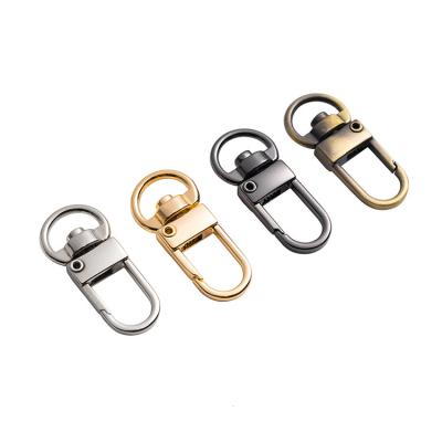 China Wholesale Custom Metal Eco-firendly Small Mini Keychain Swivel Snap Hook Zinc Alloy For Wallet Purse for sale