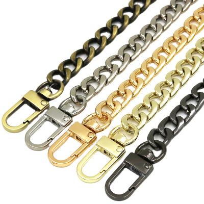 China Eco-firendly Chains For Bags Hand Knitting Easy Lady Women Accessories Flat Fashion Accessories Parts DIY Replacement for sale