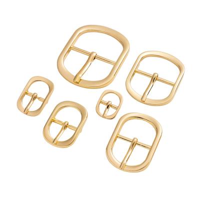 China Custom Size Eco-friendly Alloy Handbag Hardware Accessories Metal Shoes Bag Ties Belt Pin Leather Buckle for sale