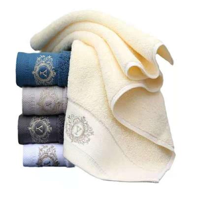 China Wholesale Hotel Luxury Cotton Hand Face Towels Bath White 100% Cotton Child Safe Manufacturer And Hotel Towels for sale