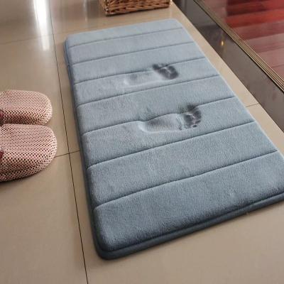 China Yalan Non Slip Eco-Friendly Disposable Memory Foam Anti Slip Bath Mat Door Mats For Home for sale