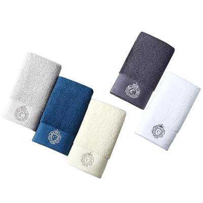 China Wholesale Yalan Luxury Disposable 100% Cotton Hotel Plain Towel Face Cloth Hand Towel Bath Towel With Embroidery for sale