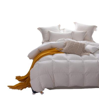 China Natural White Filling Duck Down Goose Down Comforter Hotel Comforter Insert For All Season for sale