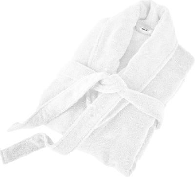 China New Arrival Luxury Unisex 100% Cotton Hotel Spa Toweling Fabric QUICK DRY Terry Bathrobe for sale