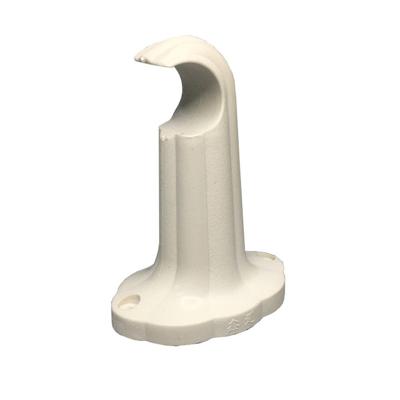 China Contemporary Hot Sale Plastic Curtain Rod Bracket Thickened Eagle Hook Waist Single Size Suitable For Diameter 2.6-2.8 cm Curtain Rod for sale