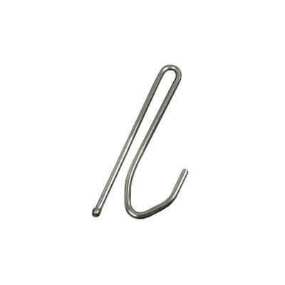 China Contemporary Around Town Wholesale Single Stainless Steel Hook Curtain Accessories for sale