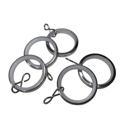 China Contemporary Silent Ring Rod Curtain Fabric Stainless Steel Hanging Hanging Ring for sale