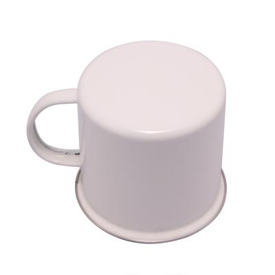 China China Factory Disposable Enamel Coffee Cup Mug and Wholesale Fashionable Simple Cup for sale