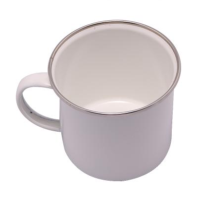 China Disposable Design Unique Enamel Mug Matte Wholesale Price Sublimation for sale