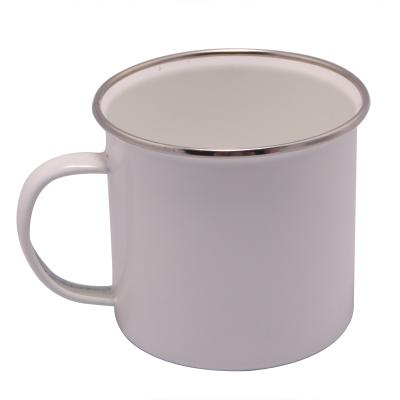 China Disposable Hot Selling Design Fine Quality Enamel Cup Printing Customized Durable Cup for sale