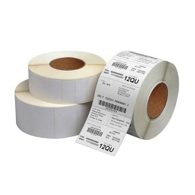 China 100%Virgin Wood Pulp Material Waterproof Custom Color Thermal Paper Roll Product Label Self Adhesive Label Stickers for sale