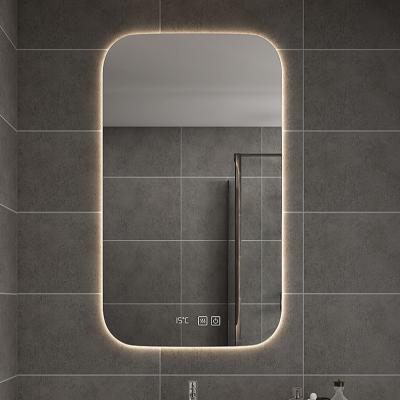 China JS-L5024 Home Decor Factory Direct Wholesale Modern Illuminated Rectangle Bathroom Luxury Decorative Mirror With Led Light for sale