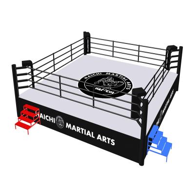 China Muttahida Majlis-e-Amal Ring Cage Durable Canvas Floor Material PVC Floor Cover With Customer Logo for sale