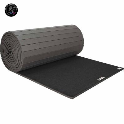 China Martial arts anti-slip wholesale mat flexi roll wushu mat wrestling treadmill for sale for sale