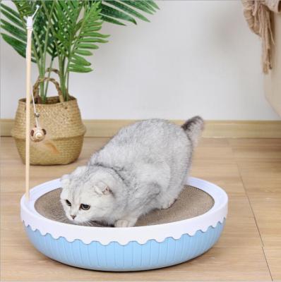 China Viable Cat Bed and Scratch Cardboard Claw Ice Grinding Shape for sale