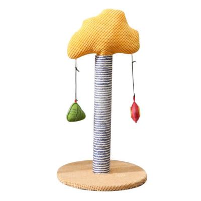 China Viable Moon Cloud Scratcher Cat Scratching Posts For Indoor Tall Cats for sale