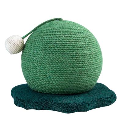 China Little Cat Cactus Scratching Post Viable Green for sale