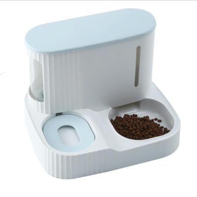 China Automatic Gravity Feed Automatic Feeder and Drinking Fountain 2 in 1 Dispenser for sale