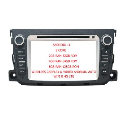 China ZYCGOTEC 8 Core GPS Android 11 Car DVD Player For Mercedes Benz SMART 2012 - 2015 Radio Wifi Carplay for sale