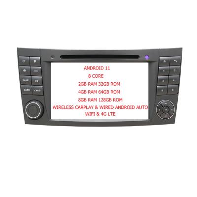 China ZYCGOTEC 8 Core GPS Android 11 Car DVD Player For Mercedes Benz W211 W463 W219 W209 2004-2011 Carplay Via Radio Wifi for sale