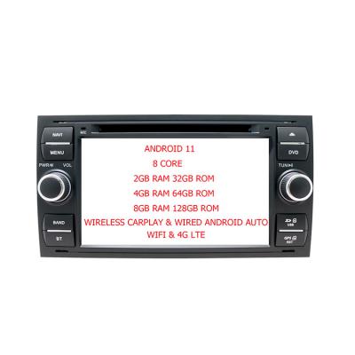 China ZYCGOTEC X1 8 GPS Core 2 Din Android 11 Car Radio Multimedia Video For Ford Focus 2 Mondeo S C Max Kuga Fiesta Fusion DVD Player for sale