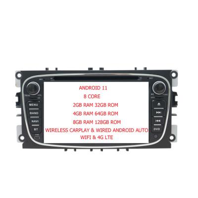 China ZYCGOTEC X1 8 Core GPS Android 11 Car Multimedia DVD Player For Ford Focus Galaxy S-Max Din 2 Mondeo Carplay Wifi Radio Stereo C-Max for sale