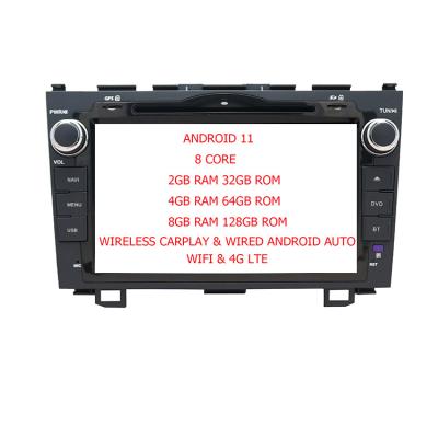 China ZYCGOTEC X1 8 Core GPS Android 11 Car Radio For Honda CRV 2007-2012 2 Multimedia VCR Din GPS Navigation DVD Player for sale