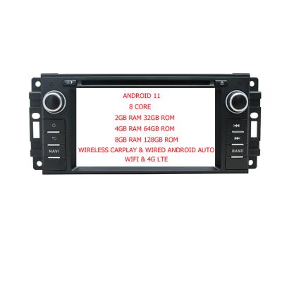 China ZYCGOTEC X1 8 Core Android 11 Car Stereo GPS DVD Player For Dodge Ram Challenger Jeep Wrangler JK 6.2