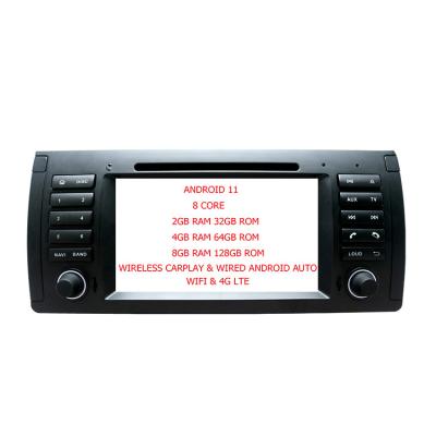 China ZYCGOTEC 8 Core GPS Car Radio Multimedia Player Android 11 Auto DVD Player For BMW E39 E53 M5 Stereo 1995-2003 Carplay Wifi for sale