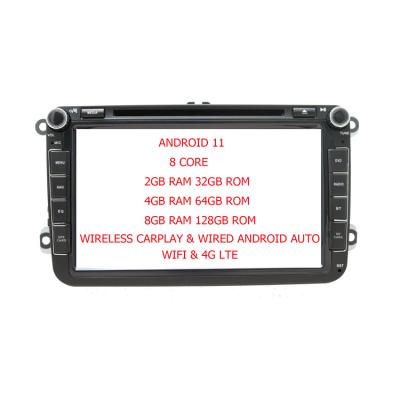 China ZYCGOTEC 8 Core Android 11 Car DVD GPS Navigation For VW Volkswagen Skoda POLO GOLF 5 6 PASSAT JETTA TIGUAN Wifi 4G Carplay for sale