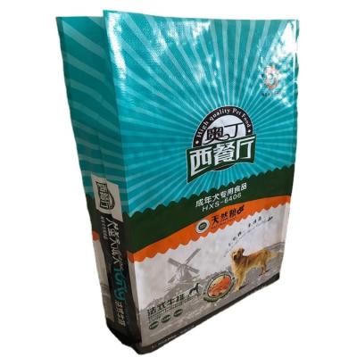 China Laminated Plastic Polypropylene Moisture Proof Woven Packaging Bags For 50kg Rice Animal Feed for sale