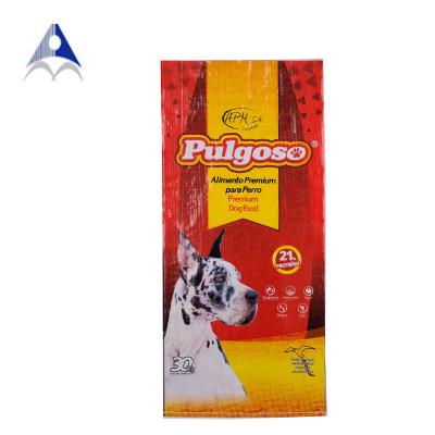 China Impact Resistance 3 Side Seal Dog Food Bag Dog Food Packaging Bag 10kg 15kg 18kg for sale