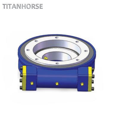 China Flanges Spun By Titanhorse 14 Inch Worm Gear Slewing Drive With Hydraulic Motor LKA for sale