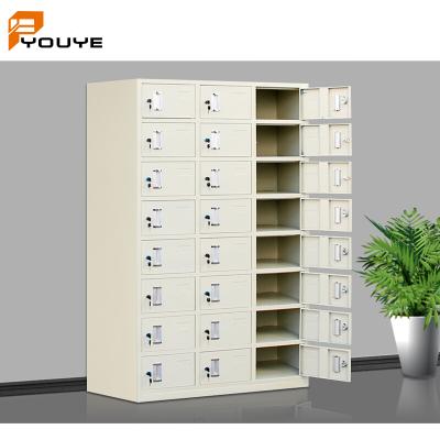 China Multi-Door Locker 24 Places Steel Doors Storage Clothes Cabinet Steel Metal Rush Locker for sale