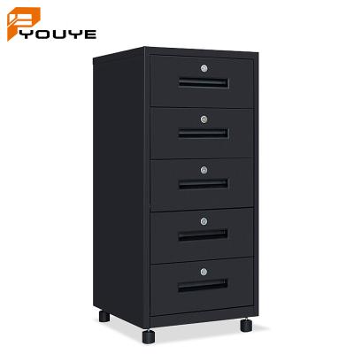 China Modern Commercial Modern File Cabinet 5 Drawer Furniture Vertical Locking Cabinet for sale