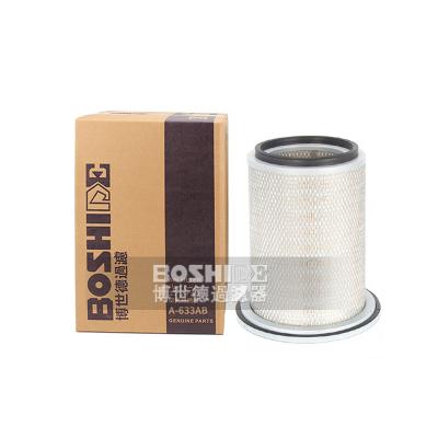 China Use For Excavator BOSHIDE Excavator Price Use The Good Filter High Quality Air Filter For EX120-2 EX120-3 EX120-5 4206098 P780385 AF25009 A-633 for sale