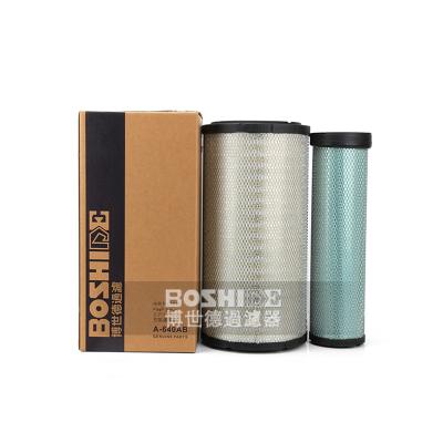 China Use For Excavator BOSHIDE Excavator Price Use The High Quality Filter Air Filter Good For PC200/240-8 DH215-9 R215-9 6001854110 P532966 AF25667 A-640 for sale