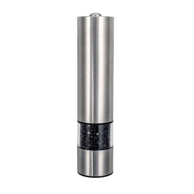 China Sustainable Wholesale Battery Powered Set Stainless Steel Salt And Pepper Grinder for sale