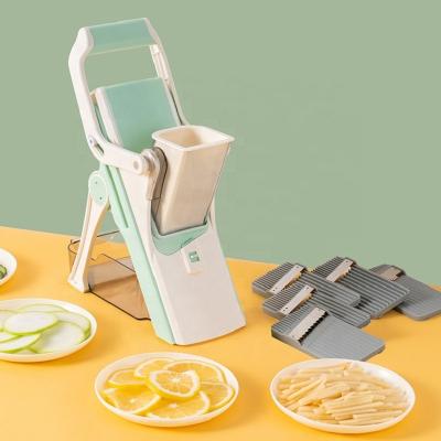 China Vegetable Onion Slicer Chopper Chopper Graters Frozen Meat Slicer Mandoline Multifunctional Manual Safe Viable Kitchen Accessories for sale